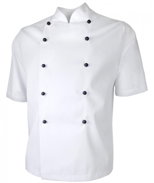 Teamdress-Jobwear-Service, Herren-Kochjacke 1/2 Arm, wei