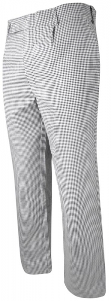 Teamdress-Jobwear-Service, Herren-Kochhose, ca. 250 g/qm, Pepita, schwarz kariert
