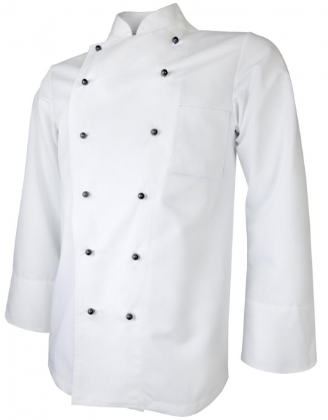 Teamdress-Jobwear-Service, Kochjacke, Maitre mit Brusttasche, wei