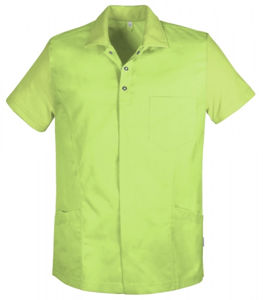 Teamdress-Jobwear-Service, Herrenkasack uni mit Piqu, Arbeits-Berufs-Kasack, anisgrn