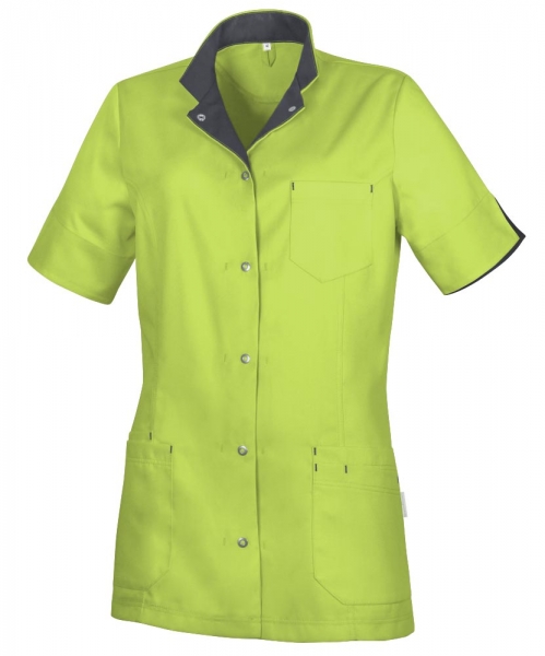 Teamdress-Jobwear-Service, Damenkasack, Tencel, Arbeits-Berufs-Kasack, anisgrn/anthrazit