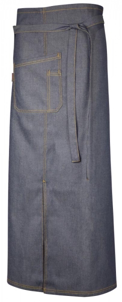 Teamdress-Jobwear-Service, Bistroschrze, Gastro-Arbeits-Berufs-Schrze, Denim, jeansblau