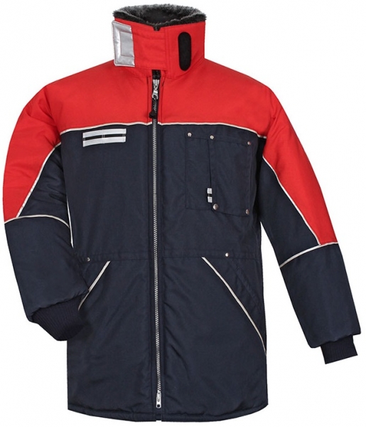 HB-Kälteschutz, Tempex-Staplerfahrer-Jacke, 510 g/m², navy/rot