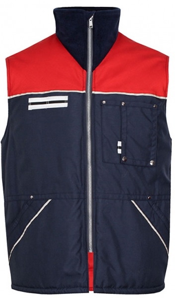 HB-Kälteschutz, Tempex-Kühlraum-Weste, 410 g/m², navy/rot