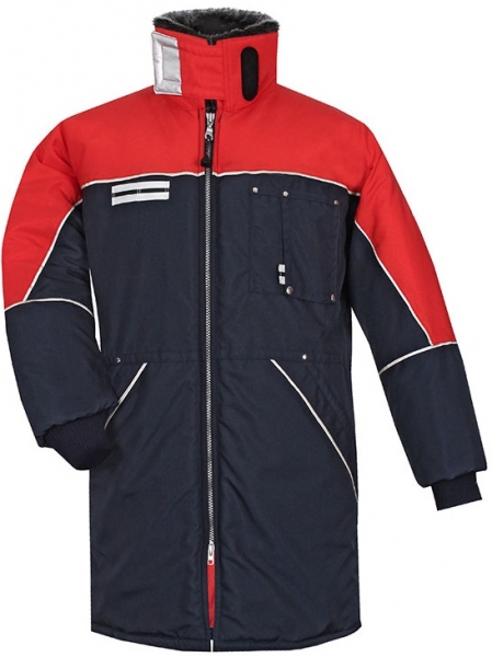 HB-Kälteschutz, Tempex-Besuchermantel, 510 g/m², navy/rot