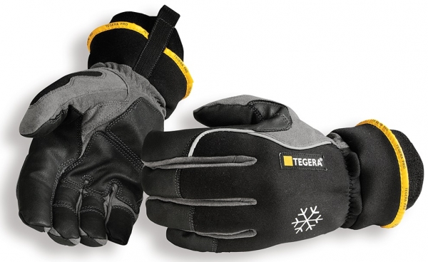 HB-Klteschutz, Tempex-TK-Handschuhe PRO, schwarz/mittelgrau