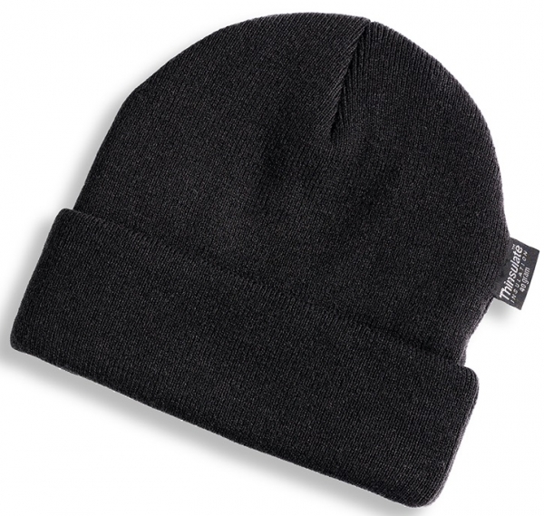 HB-Kälteschutz, Tempex-Strickmütze, schwarz