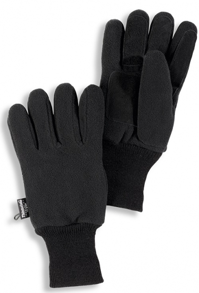 HB-Kälteschutz, Tempex-Fleece-Handschuhe, schwarz