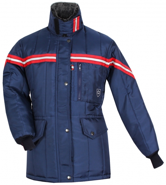 HB-Kälteschutz, Tempex-Damen-Kommissionierer-Jacke, Cold Store CLA, 250 g/m², navy/rot