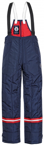 HB-Kälteschutz, Tempex-Damen-Kommissionierer-Hose, Cold Store CLA, 250 g/m², navy/rot
