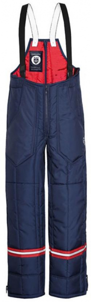 HB-Kälteschutz, Tempex-Staplerfahrer-Hose, 520 g/m², navy/rot
