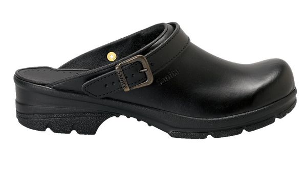 SANITA-Footwear, Arbeits-Sicherheits-Clogs, San Duty, offen, OB, schwarz