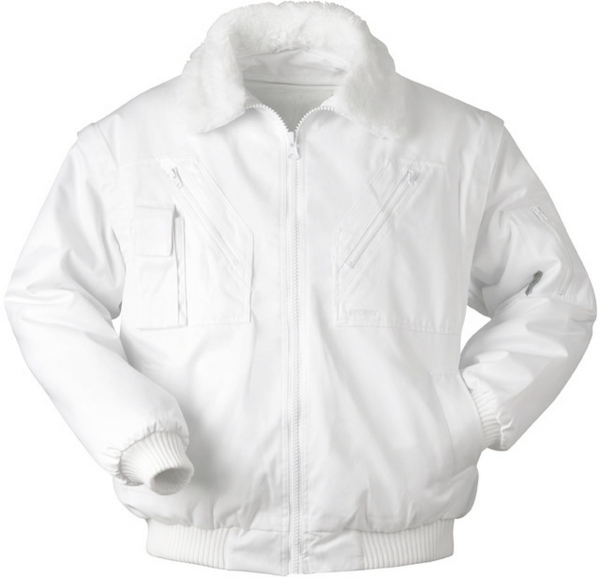 F-CRAFTLAND-Jobwear, Winterjacke, Pilotenjacke, wei
