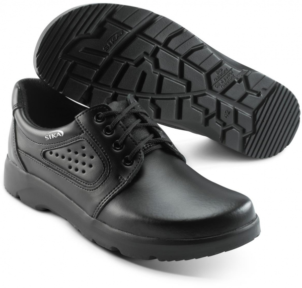 SIKA-Footwear, S1-Sicherheits-Arbeits-Berufs-Schnr-Halbschuhe, OPTIMAX, schwarz