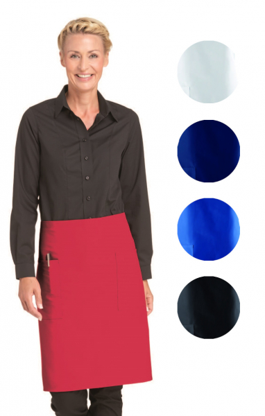 LEIBER-Jobwear, Vorbinder, Gastro-Arbeits-Berufs-Schrze, schwarz