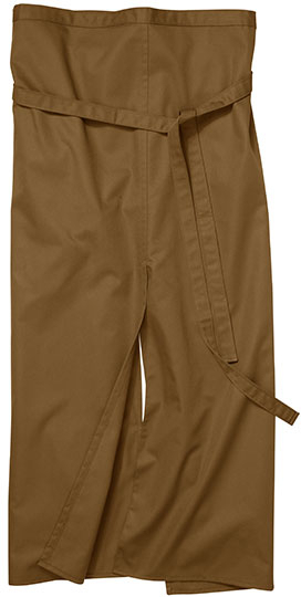 CG Workwear Slit Apron Milano 100 x 100 cm 100 x 100 cm Caramel