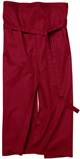 CG Workwear Slit Apron Milano 100 x 100 cm 100 x 100 cm Cherry