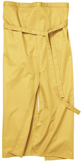 CG Workwear Slit Apron Milano 100 x 100 cm 100 x 100 cm Curry