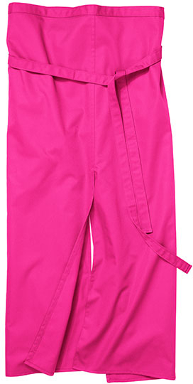 CG Workwear Slit Apron Milano 100 x 100 cm 100 x 100 cm Magenta