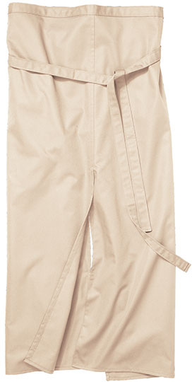 CG Workwear Slit Apron Milano 100 x 100 cm 100 x 100 cm Sand