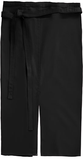 CG Workwear Slit Apron Milano 80 x 100 cm 80 x 100 cm Black