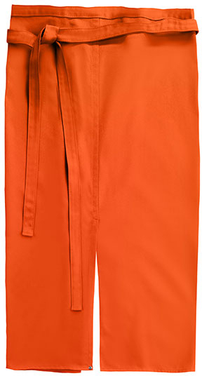 CG Workwear Slit Apron Milano 80 x 100 cm 80 x 100 cm Pumpkin