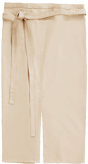 CG Workwear Slit Apron Milano 80 x 100 cm 80 x 100 cm Sand