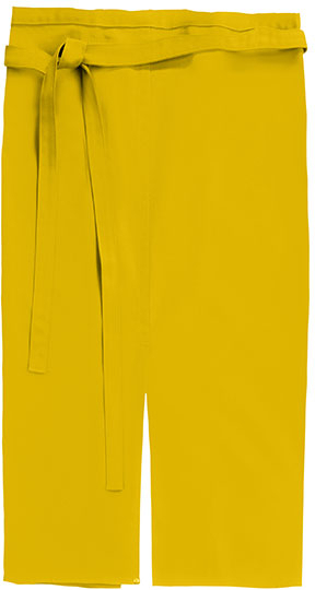 CG Workwear Slit Apron Milano 80 x 100 cm 80 x 100 cm Sunshine