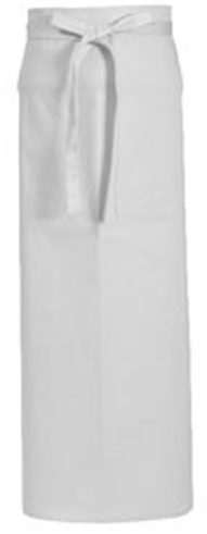 CG Workwear Slit Apron Milano 80 x 100 cm 80 x 100 cm White