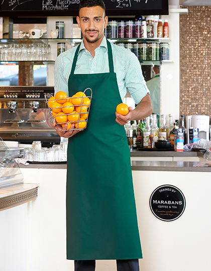 CG Workwear Bib Apron Verona 110 x 75 cm 110 x 75 cm Bottle Green