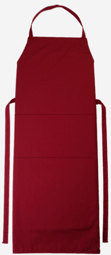 CG Workwear Bib Apron Verona 110 x 75 cm 110 x 75 cm Cherry