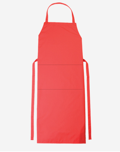 CG Workwear Bib Apron Verona 110 x 75 cm 110 x 75 cm Red