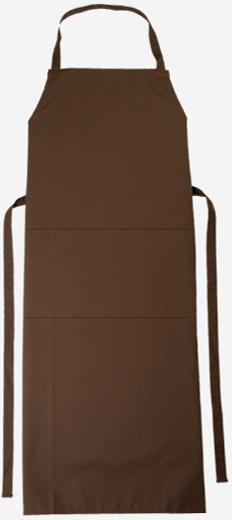 CG Workwear Bib Apron Verona 110 x 75 cm 110 x 75 cm Toffee