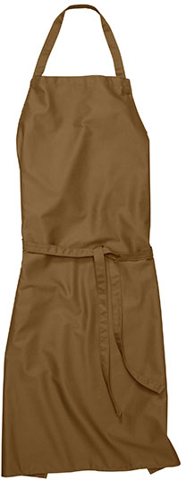 CG Workwear Bib Apron Verona 90 90 x 75 cm Caramel