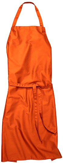 CG Workwear Bib Apron Verona 90 90 x 75 cm Pumpkin