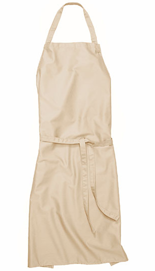 CG Workwear Bib Apron Verona 90 90 x 75 cm Sand