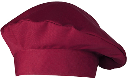 CG Workwear Chef's Hat Fano Classic One Size Cherry