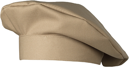CG Workwear Chef's Hat Fano Classic One Size Khaki