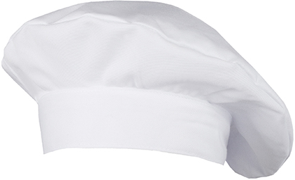 CG Workwear Chef's Hat Fano Classic One Size White