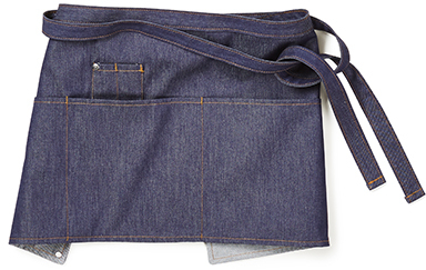 CG Workwear Bistro Apron Bellante 33 x 75 cm Denim