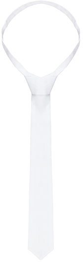 Karlowsky Krawatte 148 x 6,5 cm White