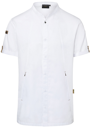 Karlowsky Kurzarm Kochjacke Green-Generation White