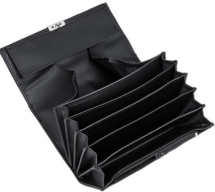 Karlowsky Kellnerbrse (Geldbrse) 18,2 x 10 x 4,5 cm Black