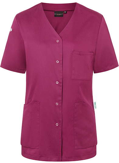 Karlowsky Kurzarm Damenkasack Essential Fuchsia