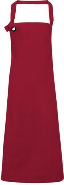 Premier Calibre Heavy Cotton Canvas Bib Apron 72 x 86 cm Burgundy