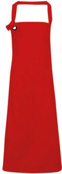 Premier Calibre Heavy Cotton Canvas Bib Apron 72 x 86 cm Red