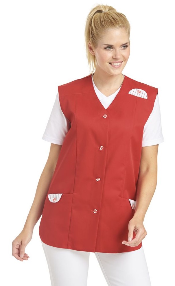 LEIBER-Jobwear, Hosenkasack, Arbeits-Berufs-Kasack, ca. 190 g/m², rot