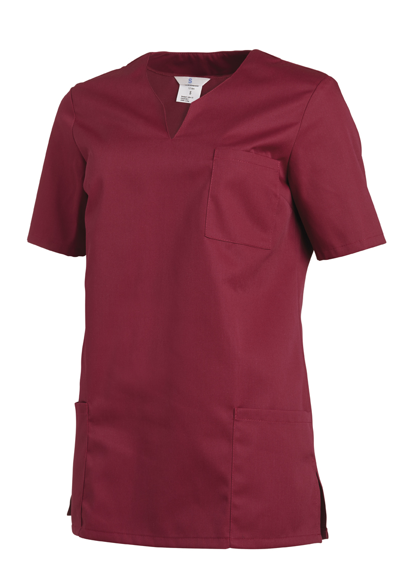 LEIBER-Jobwear, Damen-Schlupfjacke, Arbeits-Berufs-Jacke, 1/2 Arm, beere