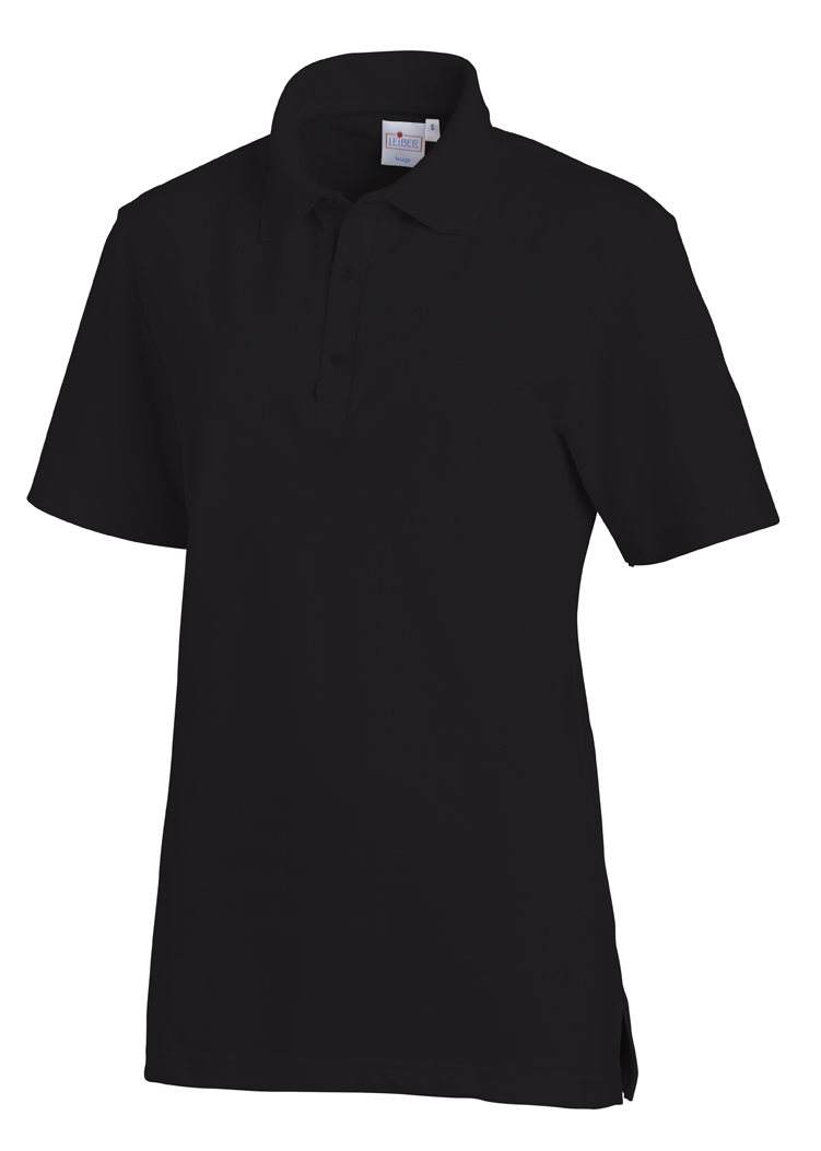 LEIBER-Jobwear, Poloshirt, Arbeits-Berufs-Shirt, Damen & Herren, unisex, schwarz