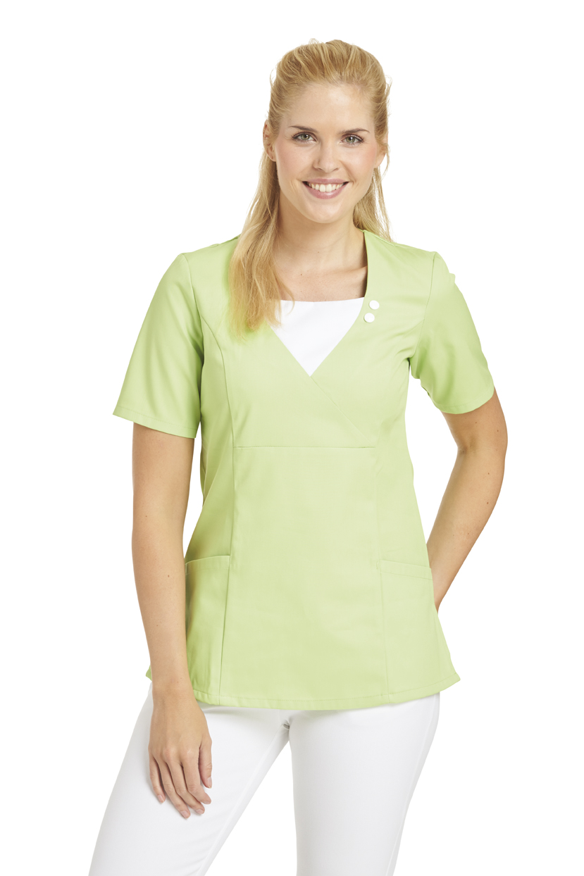 LEIBER-Jobwear, Damen-Schlupfjacke, Arbeits-Berufs-Jacke, 1/2 Arm hellgrün